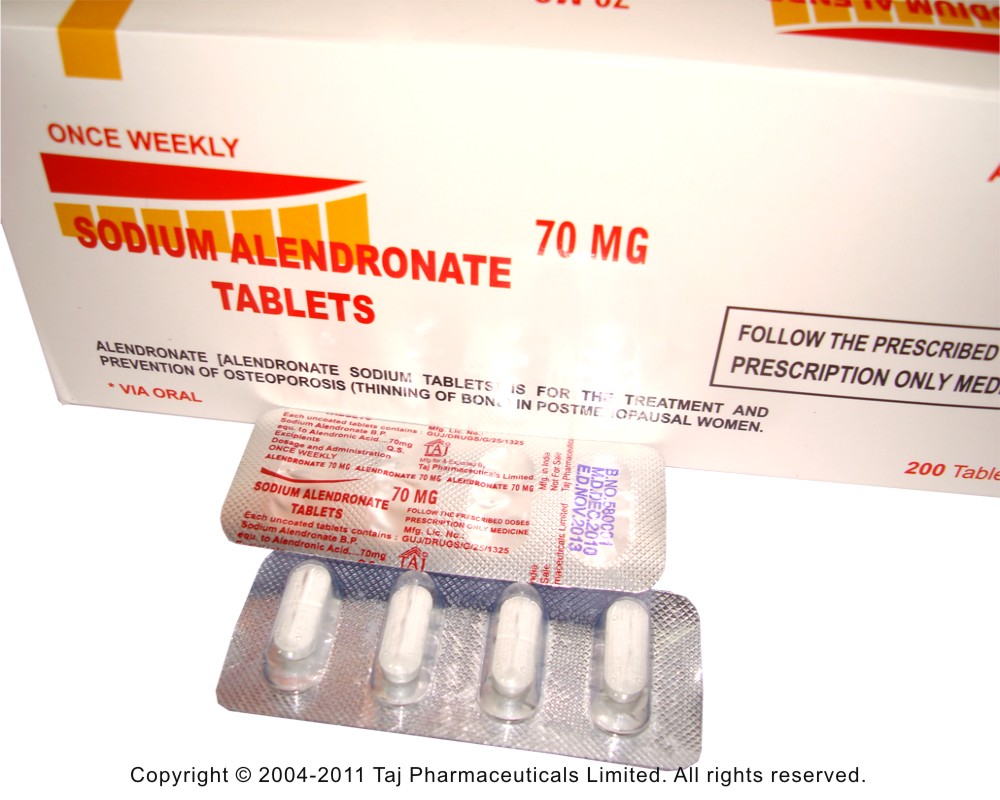 how to take alendronic acid 70mg tablets